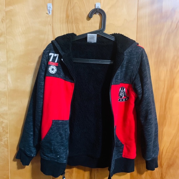 COPY - Big boys  Starwars zipped Jacket with hoody - Picture 3 of 4